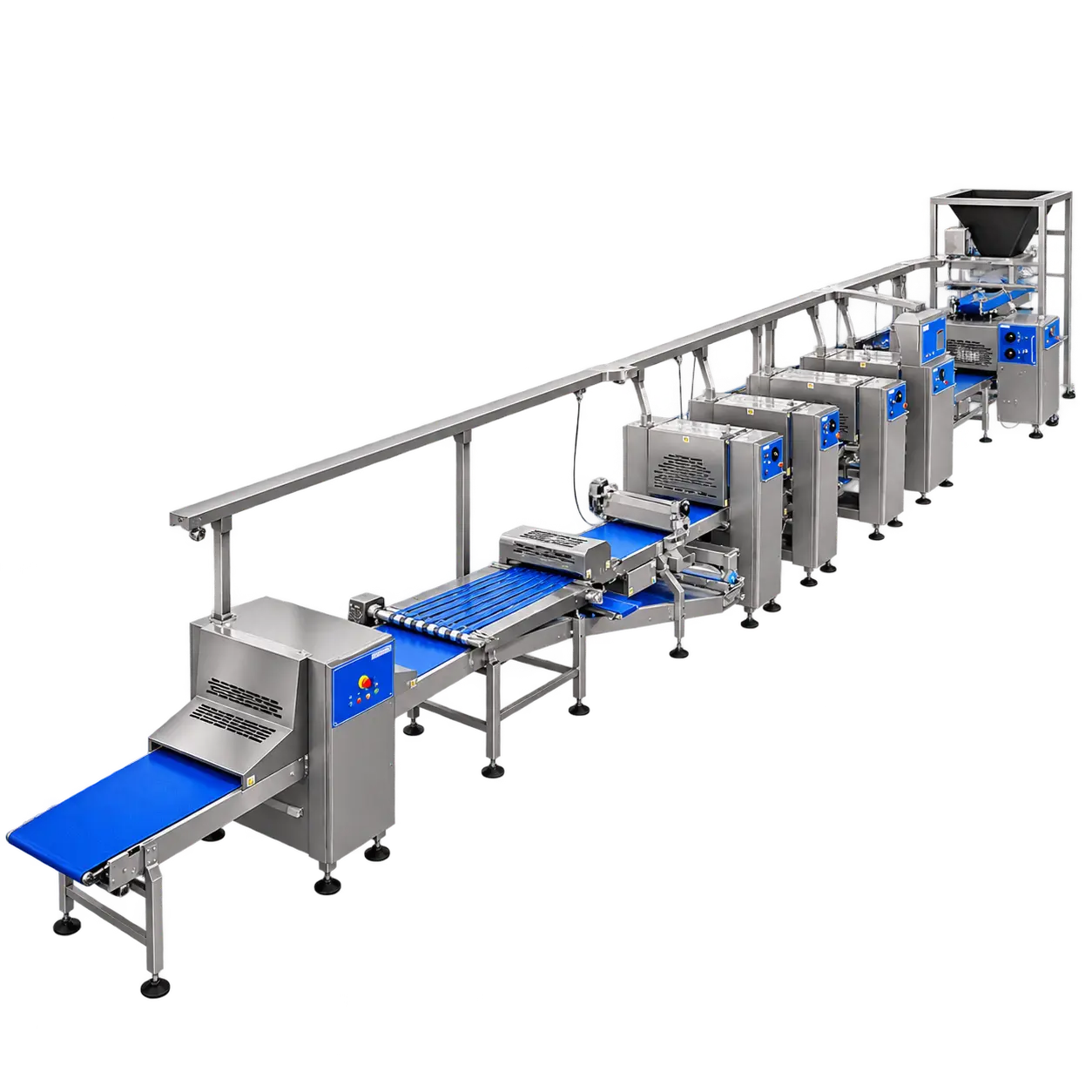 Automated Bread Line Machine Angle
