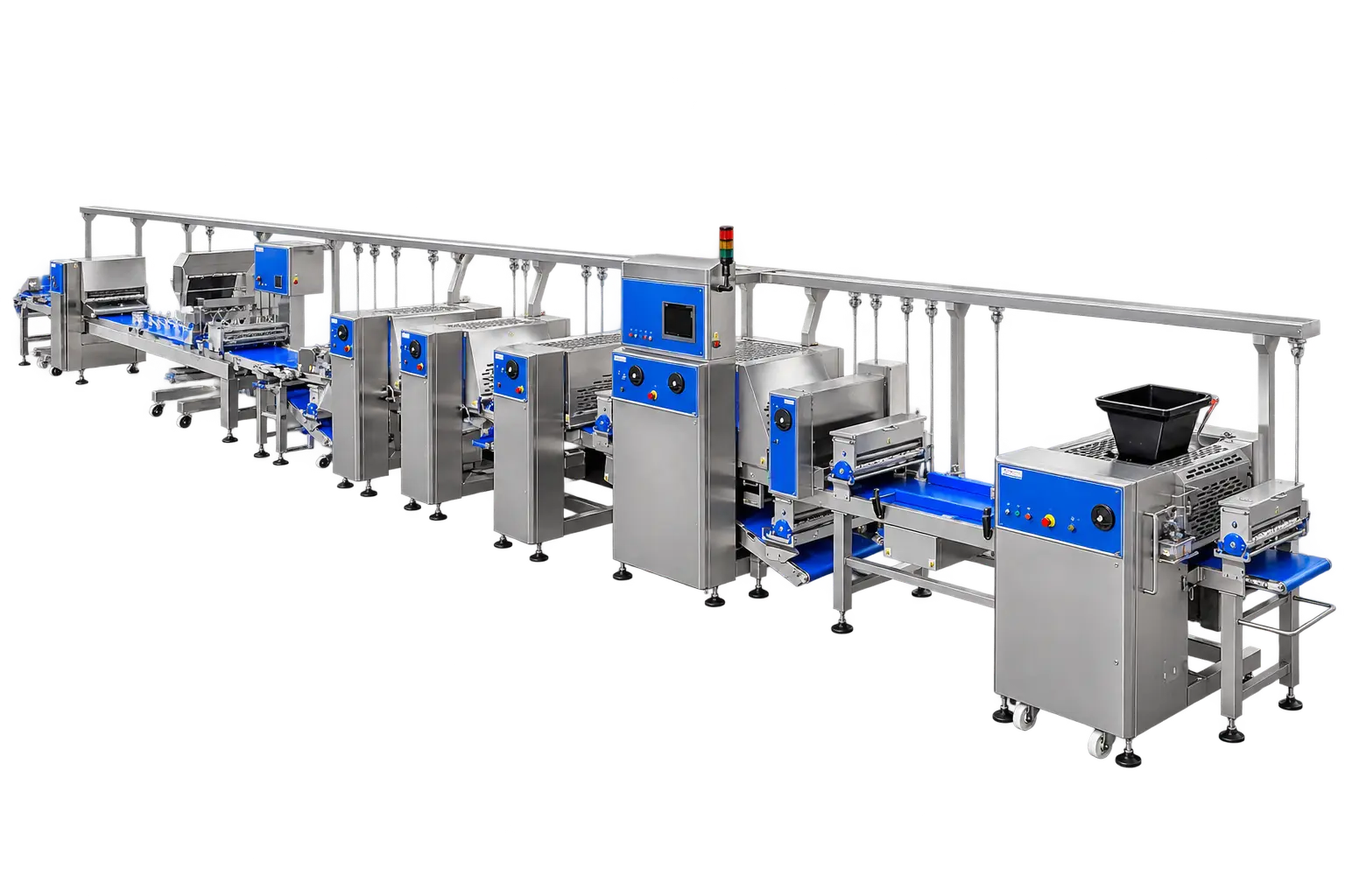 Automated Bread Line Machine Side