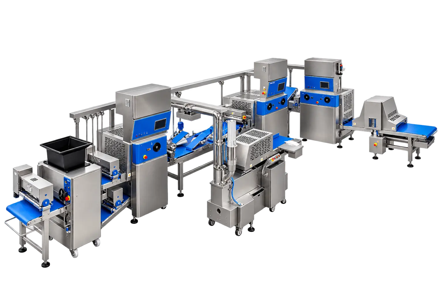 Automated Bread Line Machine Angle