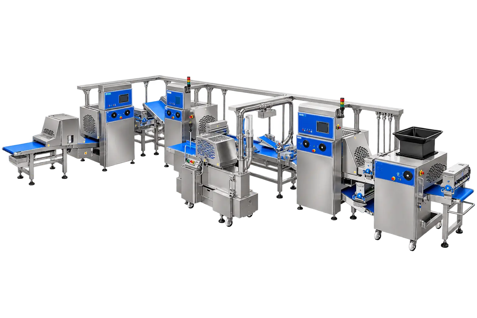 Automated Bread Line Machine Side