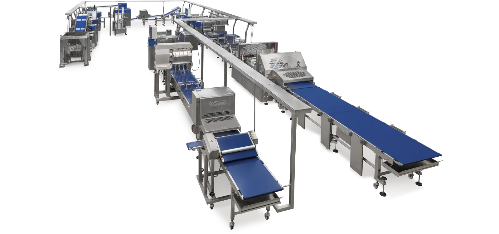 Automated Bread Line Machine Side