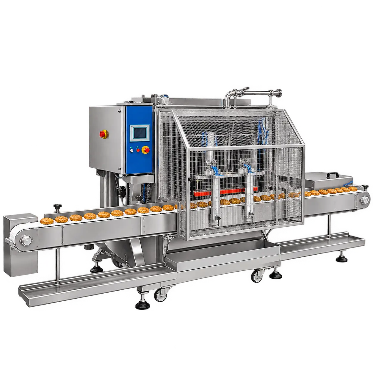 Automated Bread Line Machine Angle