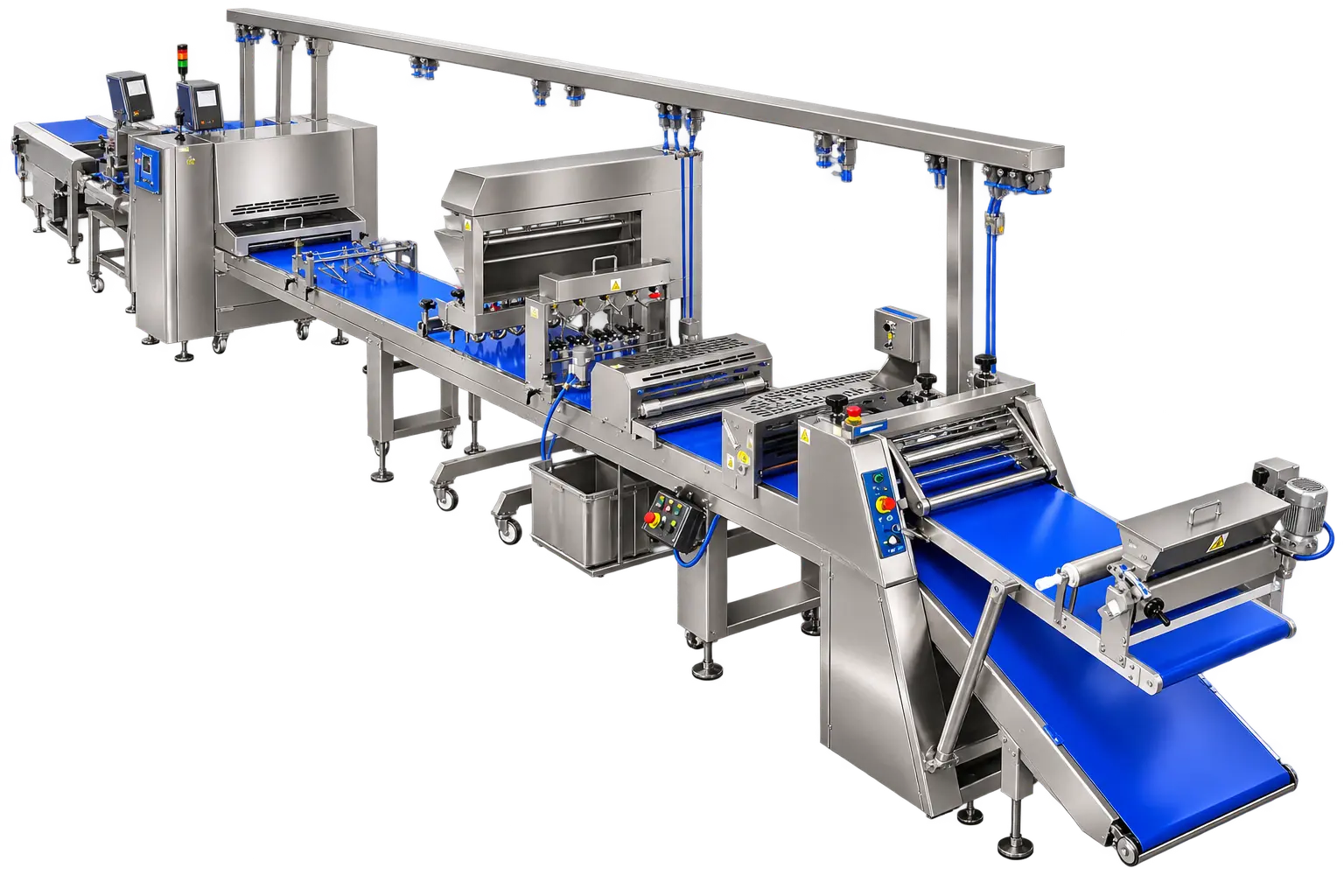 Automated Bread Line Machine Angle