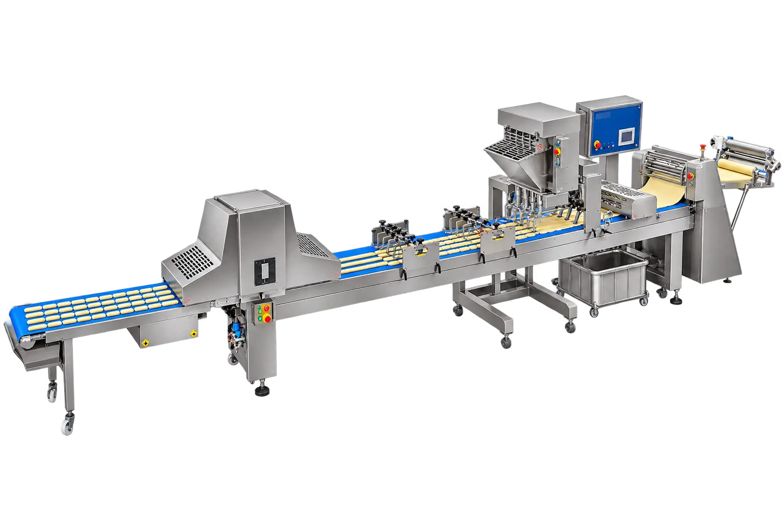 Automated Bread Line Machine Side