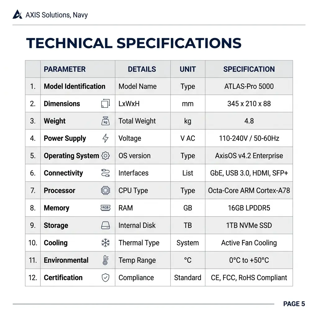 05. Technical Info