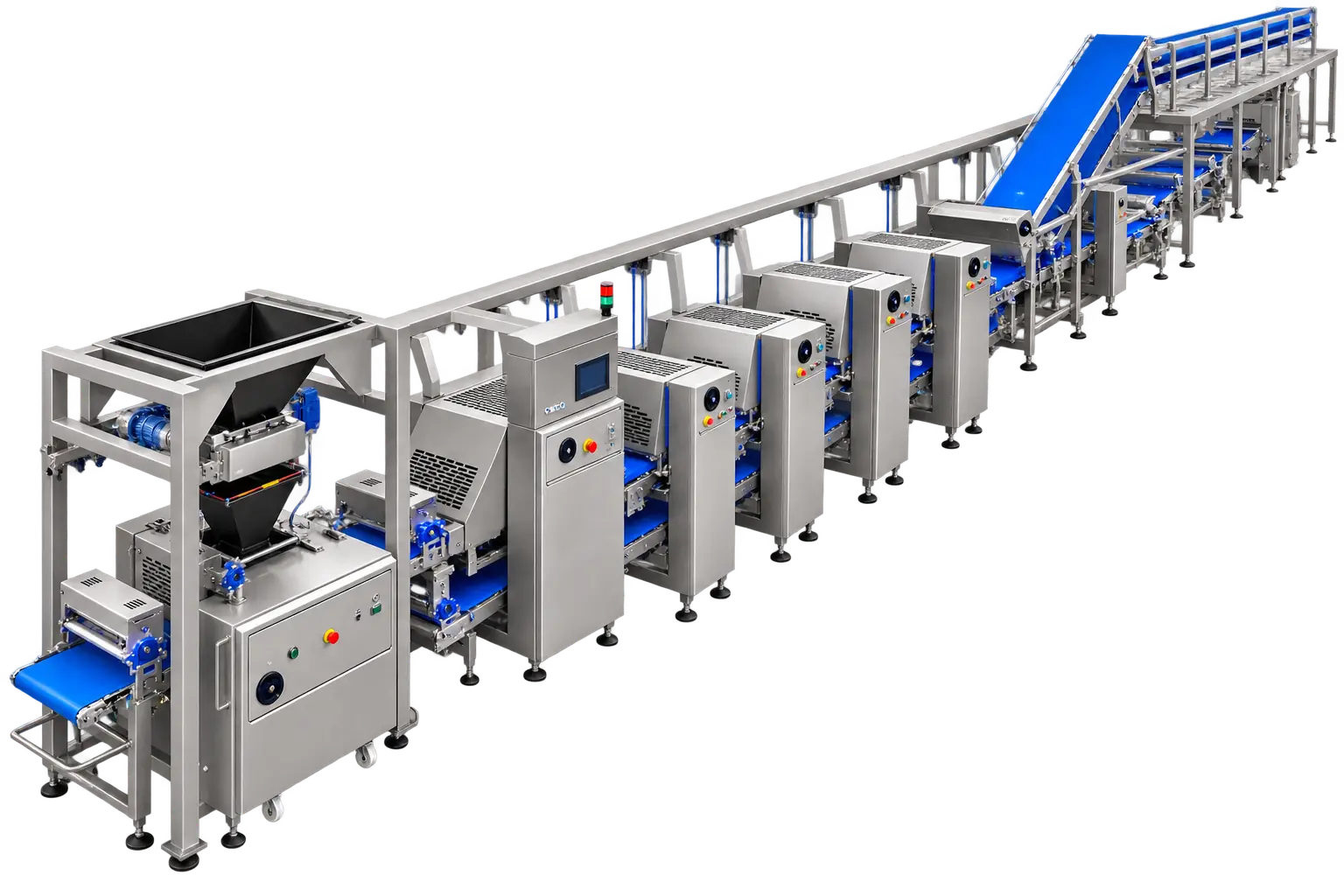 Automated Bread Line Machine Side